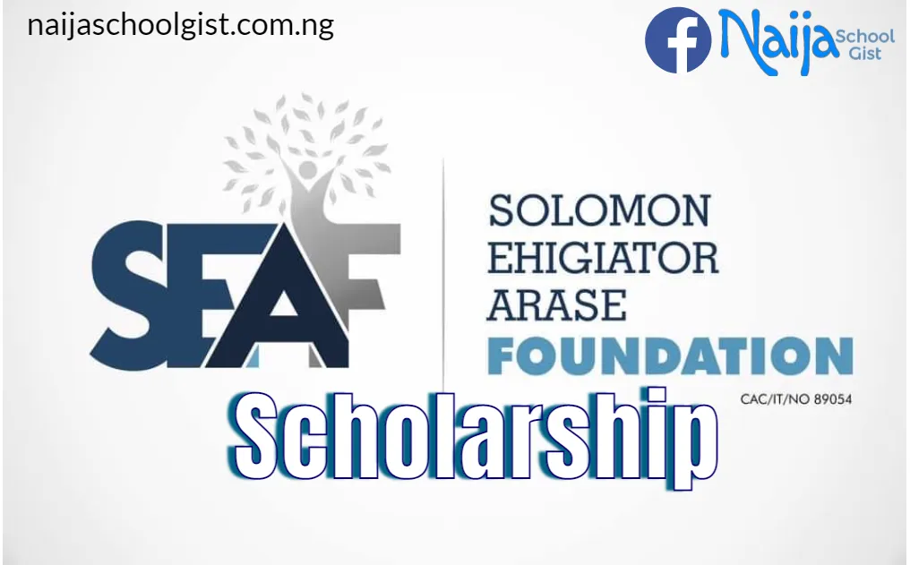 Solomon Ehigiator Arase Scholarship 2023