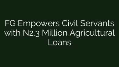 FG Empowers Civil Servants with N2.3 Million Agricultural Loans