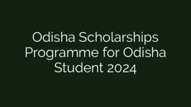 Odisha Scholarships Programme for Odisha Student 2024