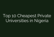 Top 10 Cheapest Private Universities in Nigeria