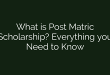 What is Post Matric Scholarship? Everything you Need to Know