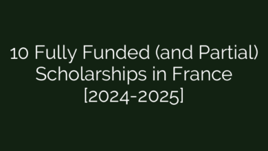 10 Fully Funded (and Partial) Scholarships in France [2024-2025]