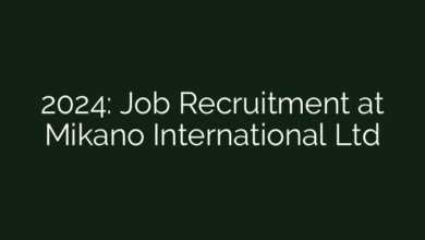 2024: Job Recruitment at Mikano International Ltd