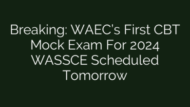 Breaking: WAEC’s First CBT Mock Exam For 2024 WASSCE Scheduled Tomorrow