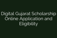 Digital Gujarat Scholarship Online Application and Eligibility