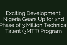 Exciting Development: Nigeria Gears Up for 2nd Phase of 3 Million Technical Talent (3MTT) Program