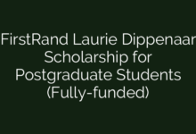 FirstRand Laurie Dippenaar Scholarship for Postgraduate Students (Fully-funded)