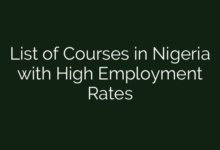 List of Courses in Nigeria with High Employment Rates