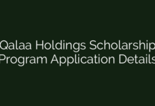 Qalaa Holdings Scholarship Program Application Details