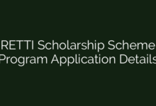 RETTI Scholarship Scheme Program Application Details