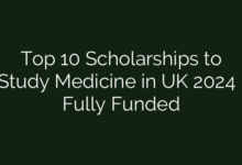 Top 10 Scholarships to Study Medicine in UK 2024 | Fully Funded