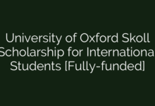 University of Oxford Skoll Scholarship for International Students [Fully-funded]