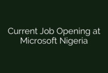 Current Job Opening at Microsoft Nigeria