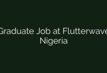 Graduate Job at Flutterwave Nigeria