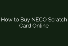 How to Buy NECO Scratch Card Online