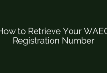 How to Retrieve Your WAEC Registration Number