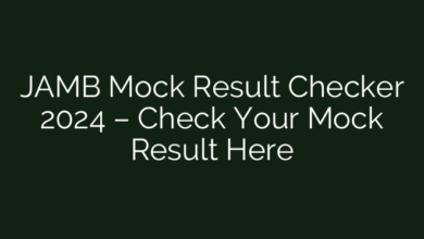 JAMB Mock Result Checker 2024 – Check Your Mock Result Here