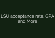 LSU acceptance rate, GPA and More