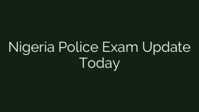 Nigeria Police Exam Update Today
