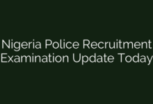 Nigeria Police Recruitment Examination Update Today