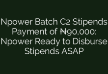 Npower Batch C2 Stipends Payment of ₦90,000: Npower Ready to Disburse Stipends ASAP