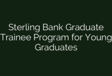 Sterling Bank Graduate Trainee Program for Young Graduates