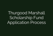 Thurgood Marshall Scholarship Fund Application Process