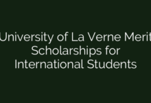University of La Verne Merit Scholarships for International Students