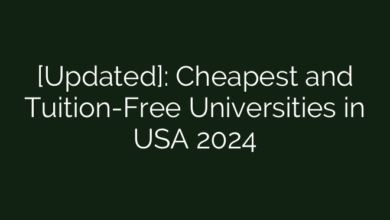 [Updated]: Cheapest and Tuition-Free Universities in USA 2024