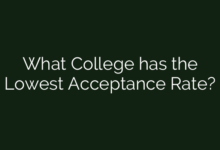 What College has the Lowest Acceptance Rate?