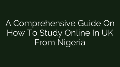 A Comprehensive Guide On How To Study Online In UK From Nigeria