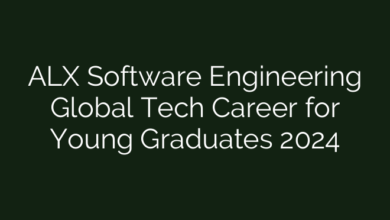ALX Software Engineering Global Tech Career for Young Graduates 2024