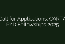 Call for Applications: CARTA PhD Fellowships 2025