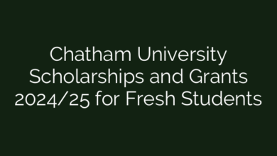 Chatham University Scholarships and Grants 2024/25 for Fresh Students
