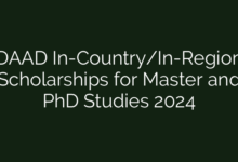 DAAD In-Country/In-Region Scholarships for Master and PhD Studies 2024