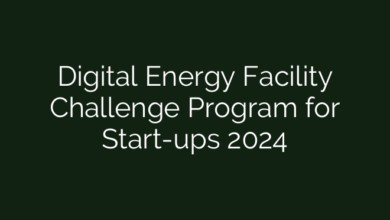 Digital Energy Facility Challenge Program for Start-ups 2024