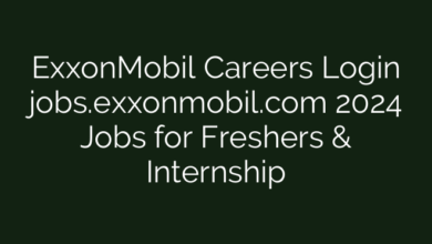ExxonMobil Careers Login jobs.exxonmobil.com 2024 Jobs for Freshers & Internship