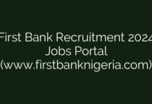 First Bank Recruitment 2024 Jobs Portal (www.firstbanknigeria.com)