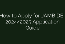 How to Apply for JAMB DE | 2024/2025 Application Guide