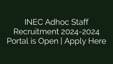 INEC Adhoc Staff Recruitment 2024-2024 Portal is Open | Apply Here