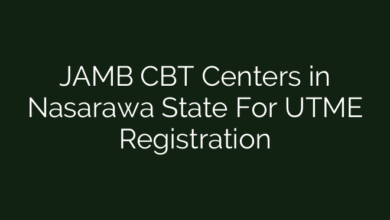 JAMB CBT Centers in Nasarawa State For UTME Registration