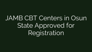 JAMB CBT Centers in Osun State Approved for Registration
