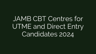 JAMB CBT Centres for UTME and Direct Entry Candidates 2024
