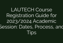 LAUTECH Course Registration Guide for 2023/2024 Academic Session: Dates, Process, and Tips