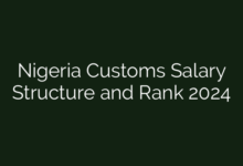 Nigeria Customs Salary Structure and Rank 2024