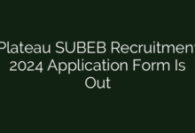 Plateau SUBEB Recruitment 2024 Application Form Is Out