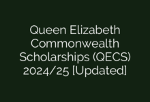 Queen Elizabeth Commonwealth Scholarships (QECS) 2024/25 [Updated]