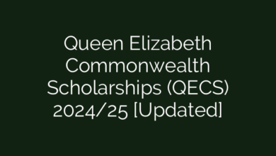 Queen Elizabeth Commonwealth Scholarships (QECS) 2024/25 [Updated]