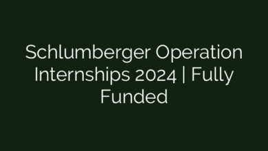 Schlumberger Operation Internships 2024 | Fully Funded