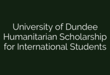 University of Dundee Humanitarian Scholarship for International Students